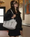 Buy Tipnaree Weerawatnodom Prada Mode Black Leather Jacket On Sale