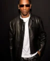 Buy Travis Scott Bottega Veneta’s SS27 Fashion Show Milan 2026 Black Leather Jacket