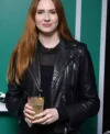 Buy US Open Tennis Championships 2026 Karen Gillan Biker Leather Jacket
