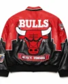 Buy Usher R&B Tour Event 2026 Chicago Bulls Red And Black Leather Jacket