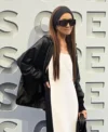 Buy Vera Wang US Open Event 2026 Black Leather Jacket