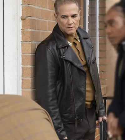 Buy Yul Vazquez TV-Series Will Trent 2025 Sheriff Black Leather Jacket On Sale