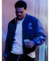 Caleb Williams Blue Varsity Jacket
