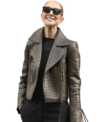 Celine Dion Crocodile Leather Jacket
