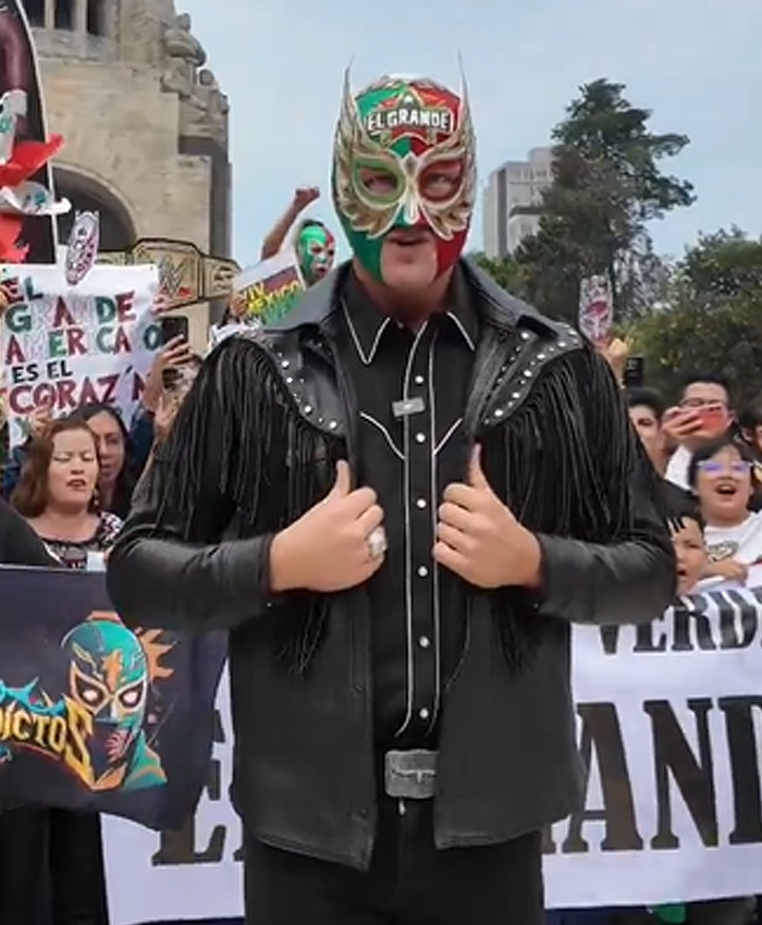 Crowd Rally El Grande Americano Fringe Jacket