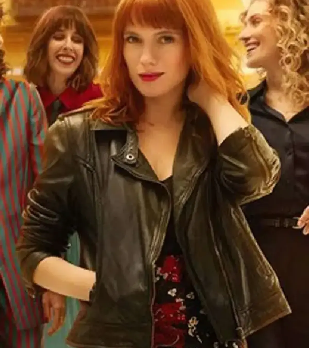 Diana Gomez Valeria Black Leather Jacket