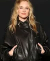 Diane Kruger PFW 2026 Leather Jacket