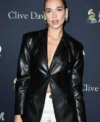 Dua Lipa GRAMMY Awards Leather Blazer