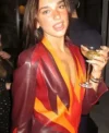 Dua Lipa Happy New Year Leather Blazer