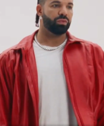 Fomo Premiere Miss My Dawg Drake x Yeat 2026 Red Leather Jacket Front