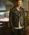Grant Gustin The Flash Biker Leather Jacket