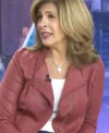 Hoda Kotb The Today Show TV Series Hoda Kotb Maroon Leather Jacket On Sale