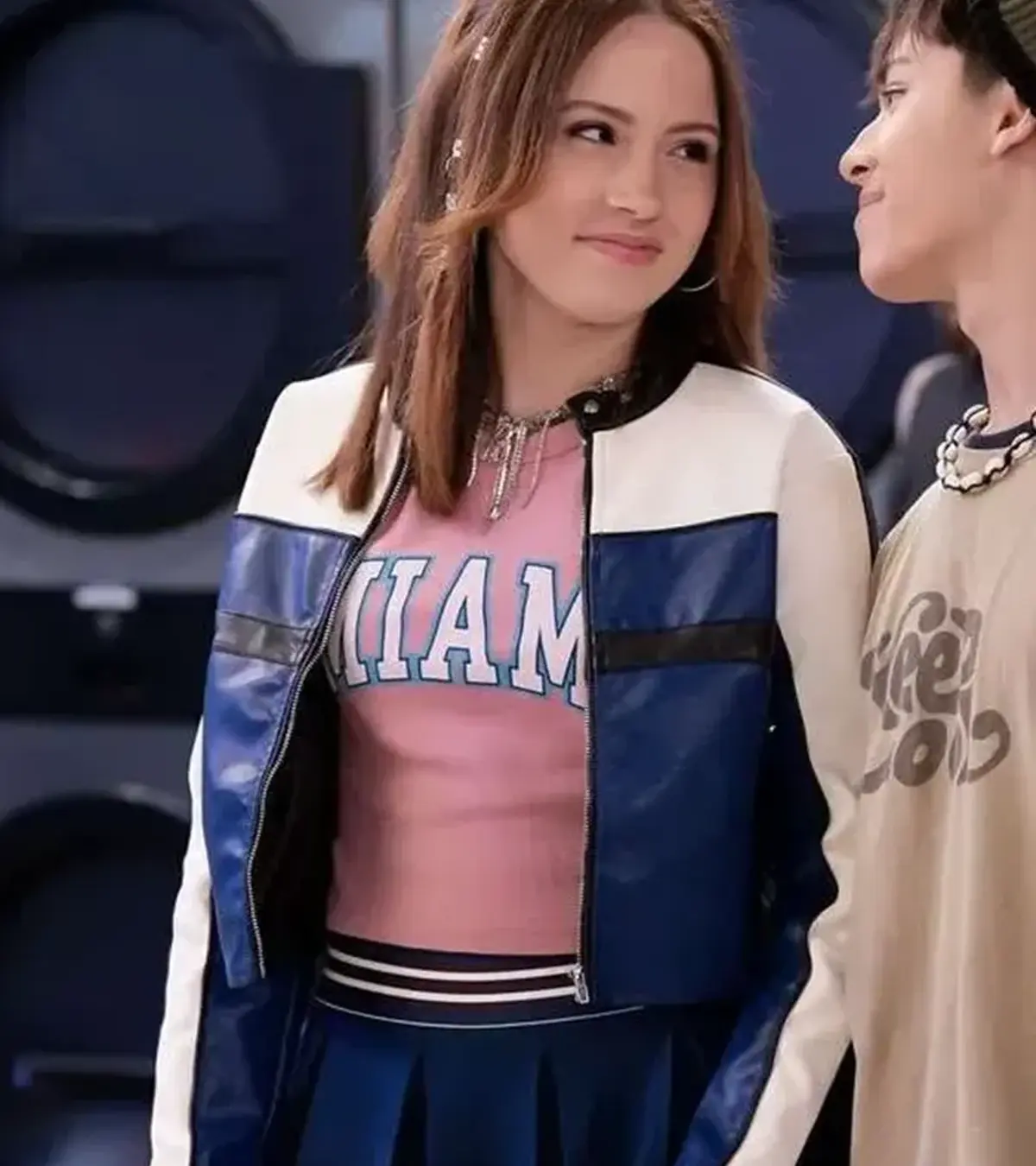 Jade Castillo Electric Bloom Leather Jacket