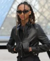 Jaden Smith AW26 Show Leather Jacket
