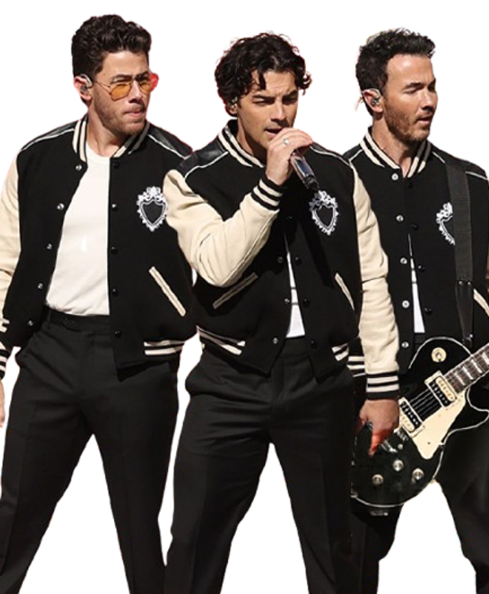 Jonas Brothers NFL Halftime Show Varsity Jacket