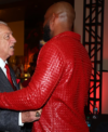 Kansas Chiefs Hall of Fame 2026 Derrick Johnson Red Leather Jacket Back