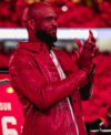 Kansas Chiefs Hall of Fame 2026 Derrick Johnson Red Leather Jacket Right