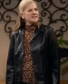 Leanne S02 Carol Black Leather Blazer