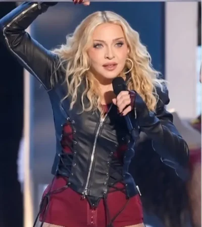 MTV VMAs Opening Performance Madonna Leather Jacket