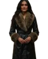 Mandeep Dhillon MobLand S02 Shearling Leather Coat