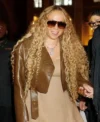 Mariah Carey NYC 2026 Cropped Leather Jacket