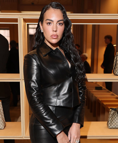 Milan Georgina Rodríguez Leather Jacket