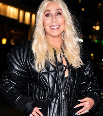 NYC Cher Black Leather Jacket