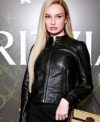 NYFW 2026 Kim Petras Leather Jacket