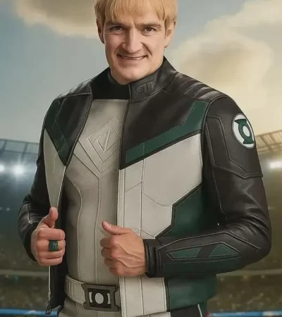Nathan Fillion Lanterns Leather Costume Jacket