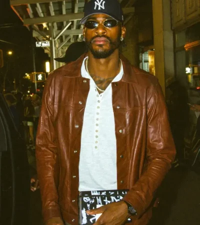 New York FW Jarred Vanderbil Leather Jacket