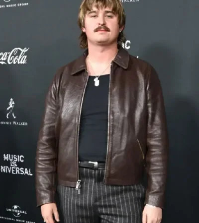 Nicky Youre Grammy After Party Leather Jacket