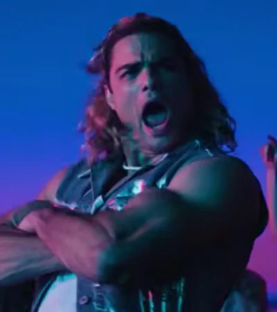Noah Centineo Street Fighter 2026 Leather Vest