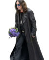 Ozzy Osbourne Black Leather Coat