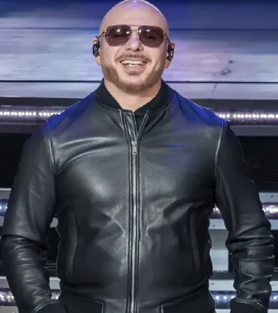Pitbull Party After Dark Tour Leather Jacket