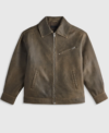 Quince Leather Oversized Bomber Jacket