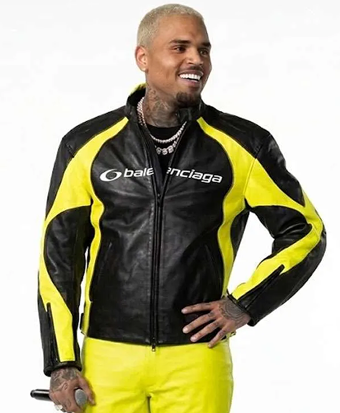R and B Tour 2026 Chris Brown Balenciaga Jacket