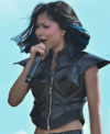 Rolling Loud Camping World Stadium 2026 Molly Santana Black Leather Vest Right