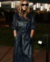 Rosie Huntington Summer 2026 Show Leather Trench Coat