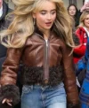 Sabrina Carpenter BBC Radio 1 Leather Jacket