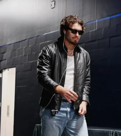 Seattle Seahawks AJ Barner Leather Jacket