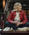 Stick S02 Rhea Seehorn Red Leather Jacket
