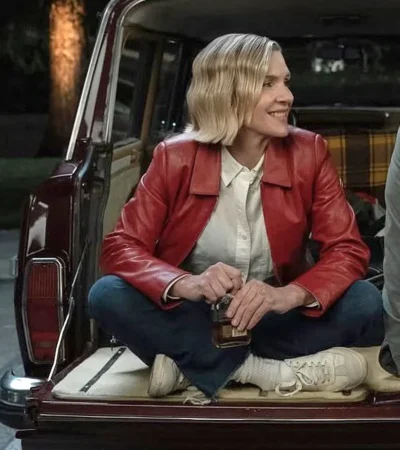 Stick S02 Rhea Seehorn Red Leather Jacket