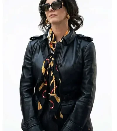 Susie Glass The Gentlemen S02 Black Leather Jacket
