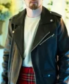 TV-Series An t-Eilean 2025 Andrew MacInnes Calum Mac’Illeathain Black Leather Jacket