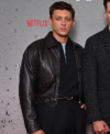 The Mosquito Bowl Event Tom Francis Leather Jacket