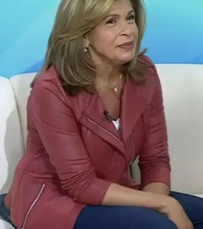 The Today Show Hoda Kotb Leather Jacket