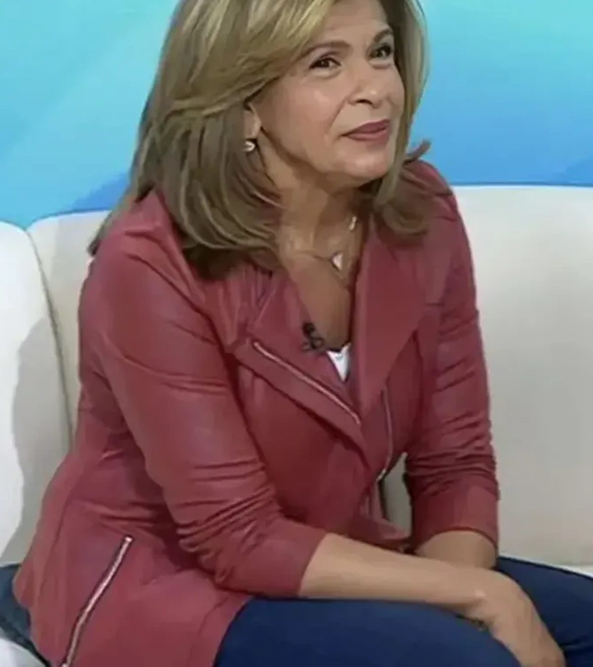The Today Show Hoda Kotb Leather Jacket