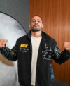 UFC 331 Black Varsity Jacket