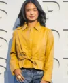 US Open Event Alex Eala Leather Jacket