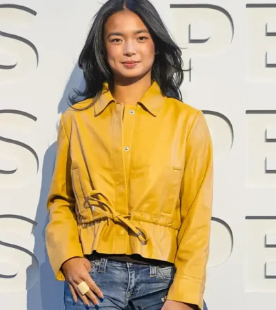 US Open Event Alex Eala Leather Jacket